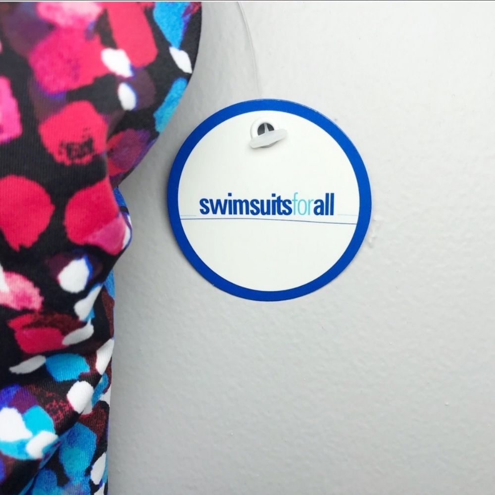 NWT Swimsuits 4 All Tankini TOP santorini - Picture 3 of 7